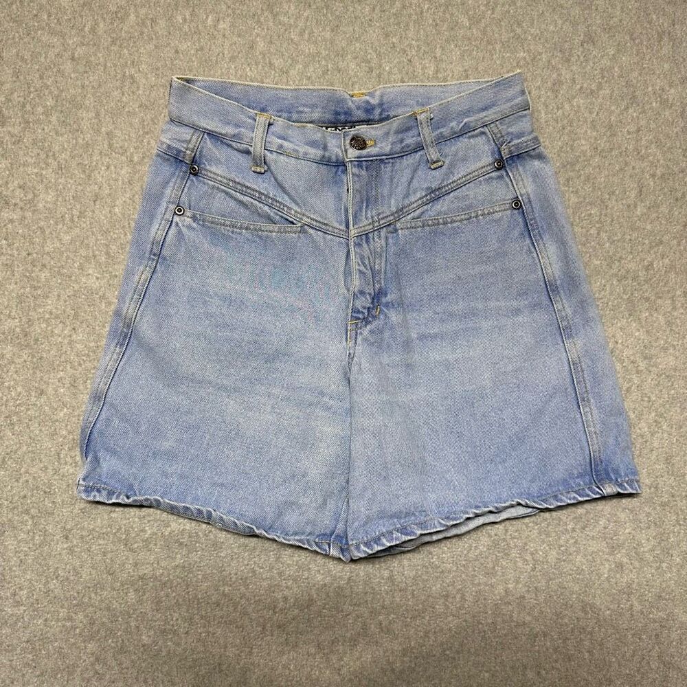 Goodfellows Juniors Size 5/6 High Waist Jean Shorts Blue Light Wash Denim